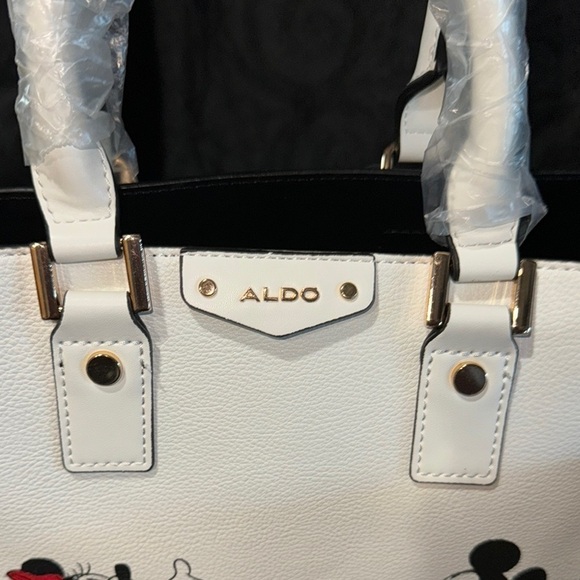DISNEY X ALDO 100 Mickey & Minnie Handbag and Disney MULTI CHARACTER  Crossbody - Picture 11 of 14